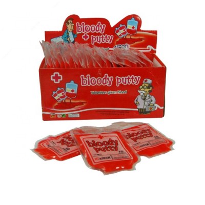 Red Color Bloody Slime Putty