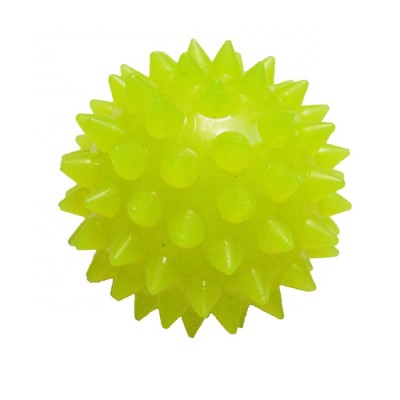 Factory Sale Novelty Flashing TPR Soft Material Spiky Ball